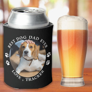 Bester Hund-Vater je Paw druckt kundenspezifisches Dosenkühler