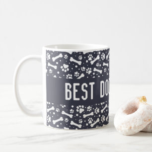 Bester Hund-Vater je Paw Print Kaffeetasse