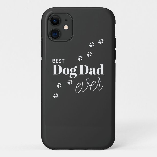 Bester Hund-Vater je Pawprint Case-Mate iPhone Hülle (Rückseite)
