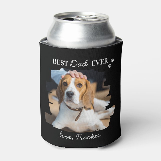 Bester Hund-Vater je Personalisiert Trendy Pet Fot Dosenkühler (Kanne Vorderseite)
