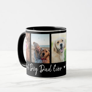 Bester Hund Vater je Pet 5 Foto Collage Schwarz Tasse