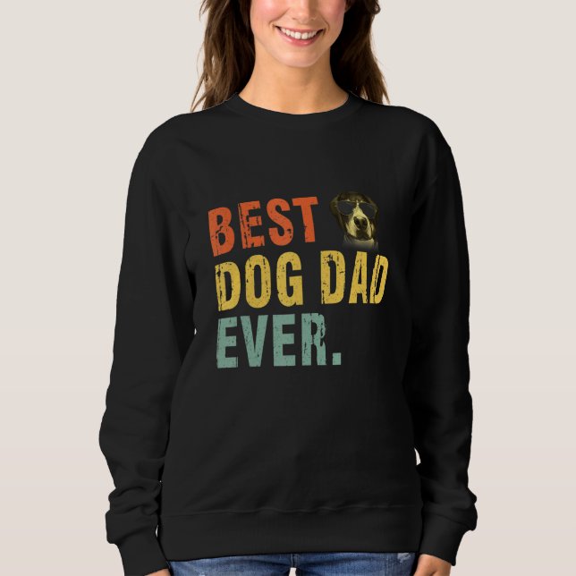 Bester Hund Vater je Shirt Grosser Schweizer Berg  (Vorderseite)