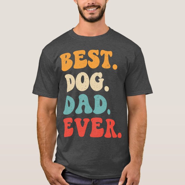 Bester Hund-Vater je T-Shirt (Vorderseite)