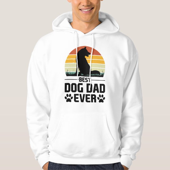Bester Hund-Vater je T - Shirt 3 (Vorderseite)