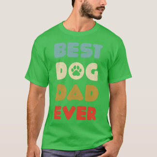 Bester Hund Vater je Vatertag Hundebesitzer Hund L T-Shirt