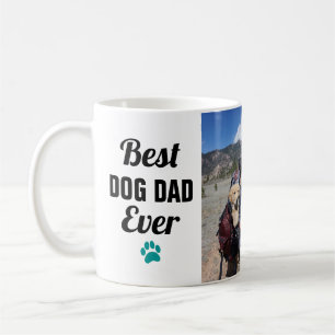 Bester Hund-Vater   Paw Print 3 FotoCollage Kaffeetasse