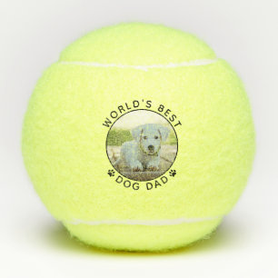 Bester Hund Vater Personalisiertes Foto Tennisbälle