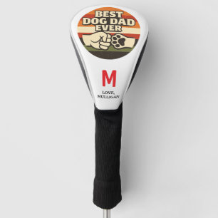 Bester Hunde-Vater aller Zeiten Golfball   Lustige Golf Headcover