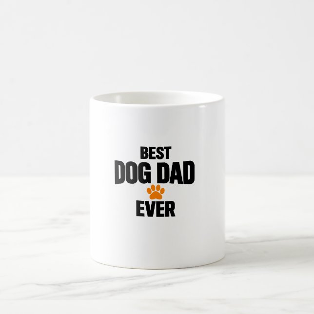 Bester Hunde-Vater Aller Zeiten Kaffeetasse Lustig (Mittel)