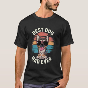 Bester Hunde-Vater Aller Zeiten Lustiger Deutscher T-Shirt