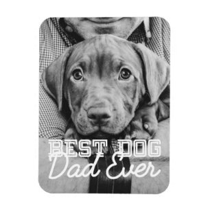 Bester Hunde-Vater Aller Zeiten Moderne Benutzerde Magnet