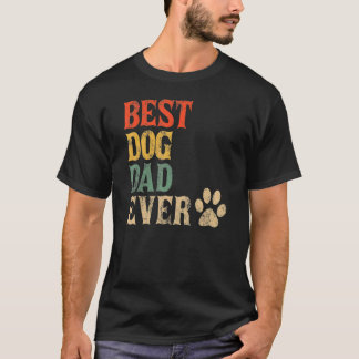 Bester Hunde-Vater Aller Zeiten Vintage Dog Daddy T-Shirt