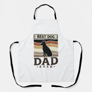 Bester Hunde-Vater Aller Zeiten Vintage Hunde Lieb Schürze