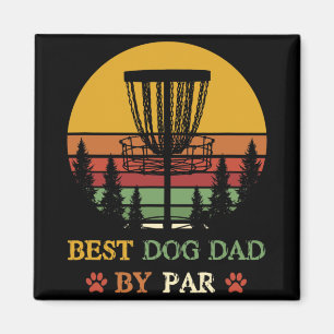 Bester Hunde-Vater By Par Lustig Retro Vintage Fri Magnet