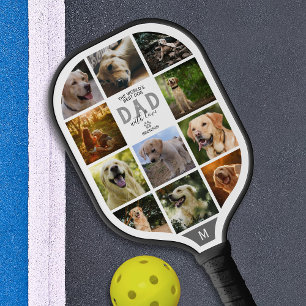 Bester Hunde-Vater der Welt zum Vatertag Pickleball Schläger