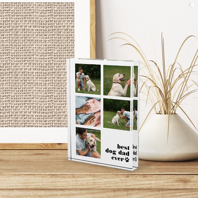 Bester Hunde-Vater je Collage Fotoblock (Von Creator hochgeladen)