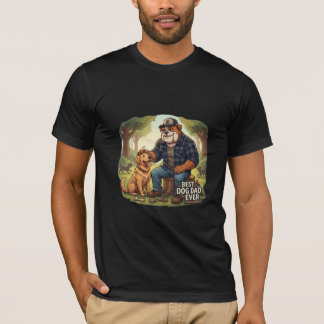 Bester Hunde-Vater überhaupt – Lustiges Hunde-Lieb T-Shirt