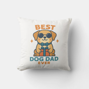 Bester Hunde-Vater überhaupt � Lustiges Vatertags- Kissen