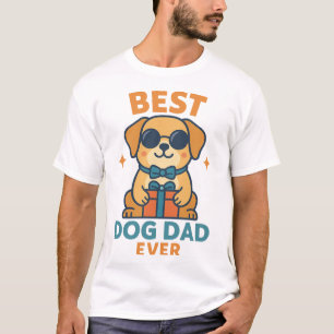 Bester Hunde-Vater überhaupt � Lustiges Vatertags- T-Shirt