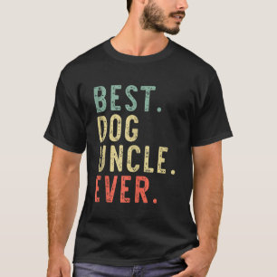 Bester Hundeonkel überhaupt Cooler Lustiger Vintag T-Shirt