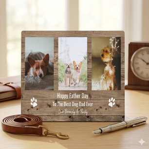 Bester Hundepapa Aller Foto Vatertag Fotoplatte