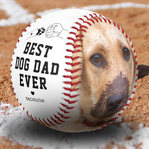 Bester Hundepapa Aller Zeiten 2 Foto Vatertag Baseball
