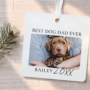 Bester Hundepapa Aller Zeiten Foto Modern Minimali Ornament Aus Metall