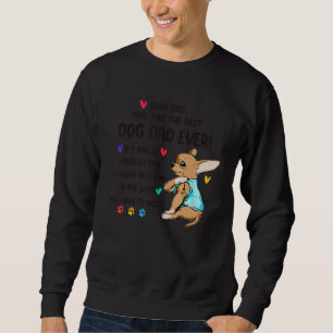 Bester Hundepapa Aller Zeiten Süße Chihuahua-Väter Sweatshirt