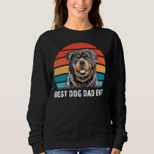 Bester Hundepapa Aller Zeiten Süßer Rottweiler Ret Sweatshirt