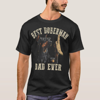Bester Hundepapa Aller Zeiten Vintage Lustig Süß D T-Shirt