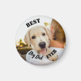 Bester Hundepapa Allerlustigstes Haustierfoto Magnet