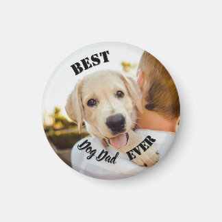 Bester Hundepapa Allerlustigstes Haustierfoto Magnet