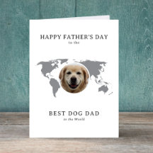 Bester Hundepapa der Welt Vatertagsfoto
