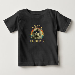 Bester Hundepapa Geschenk von neufundland Baby T-shirt