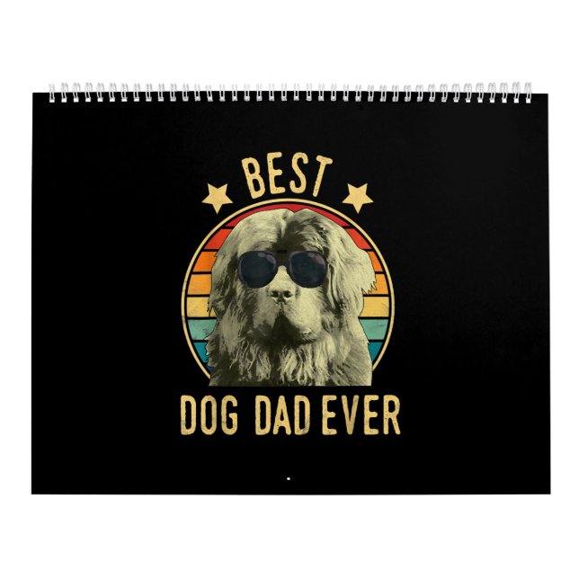 Bester Hundepapa | Geschenk von neufundland Kalender (Titelbild)