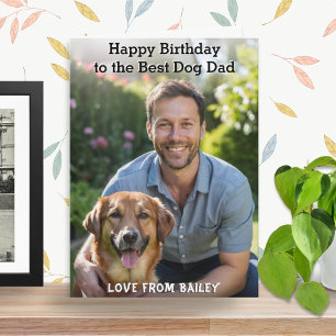 Bester Hundepapa Haustier Foto Alles Gute zum Gebu Karte