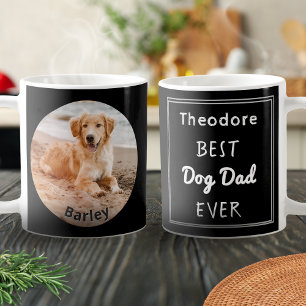 Bester Hundepapa Personalisiertes Haustier-Foto-Na Kaffeetasse