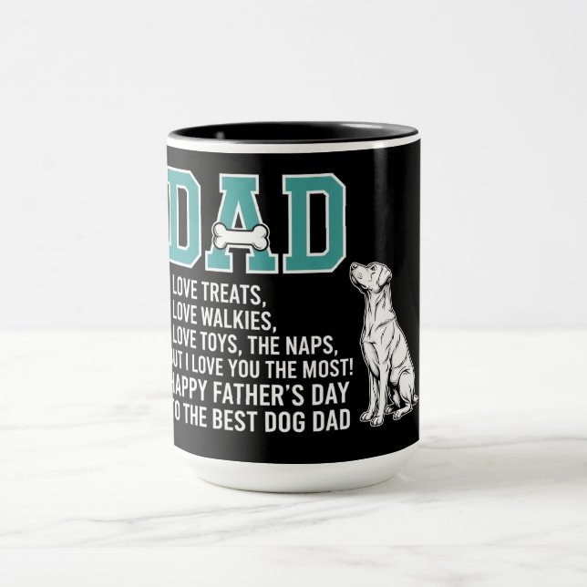 Bester Hundepapa Tasse (Zentrum)