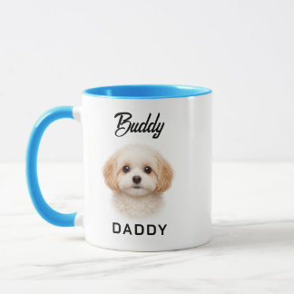 Bester Hundepapa überhaupt | Benutzerdefinierter V Tasse
