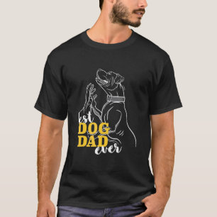 Bester Hundepapa überhaupt I Bester Pitbull Boxer T-Shirt