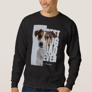Bester Hundepapa überhaupt Personalisiertes Hausti Sweatshirt