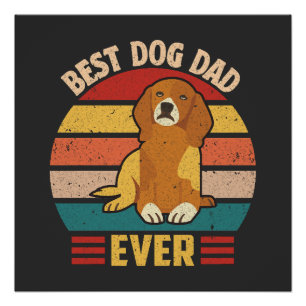 Bester Hundepapa überhaupt Poster