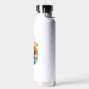 Bester Hundepapa überhaupt Vintage Retro Pfote Son Trinkflasche