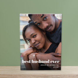 Bester Husband je Personalisiert Fotoblock