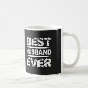 Bester HUSBAND je Schwarz-Weiß-Moderne A06Z Tasse