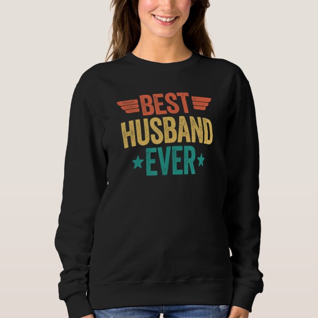 Bester Husband je Sweatshirt (Vorderseite)