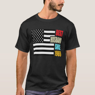 Bester Husband seit 1969 Jubiläum Geschenk USA Fla T-Shirt