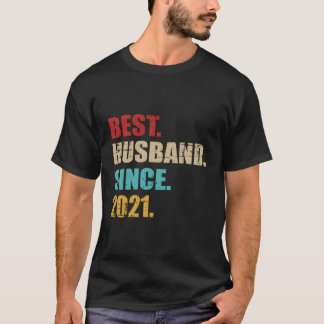 Bester Husband seit 2021 für 2. Wedding Anniversar T-Shirt