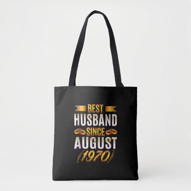 Bester Husband seit August 1970 - Funny 50. (Vorderseite)