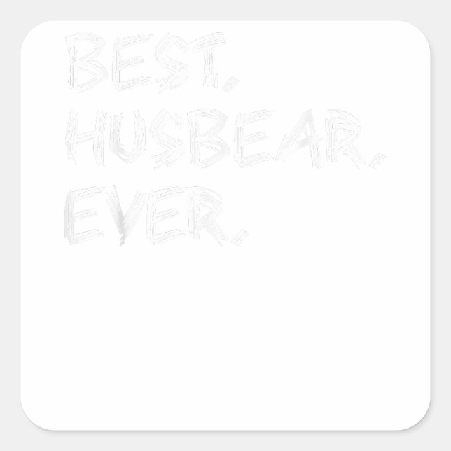 Bester Husbär je - Gay Bear Prix Quadratischer Aufkleber (Vorderseite)